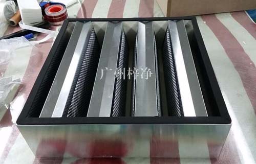 W型活性炭高效過濾器特點 W型活性炭高效過濾器特點